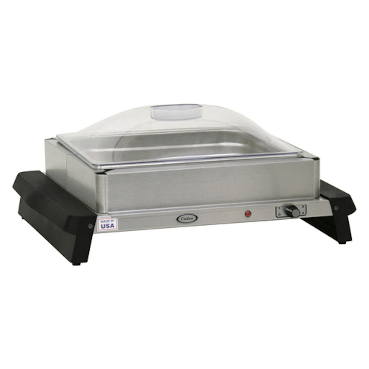 Cadco WTBS-12P Countertop 18-1/4" Single Buffet Warmer - CDWTBS12P