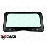 Moto Armor Yamaha Wolverine RMAX Front Glass Windshield - MA-RMAX-WS-GLS-BLK-C-Y