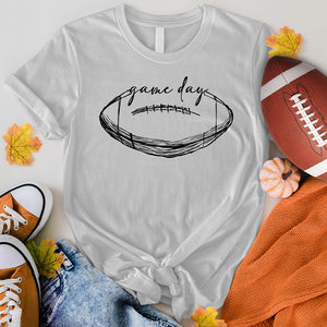 Cursive Football Game Day Tee