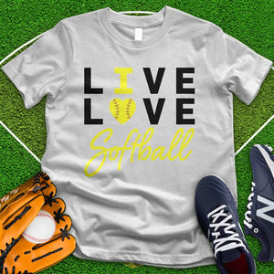 Live Love Softball Tee