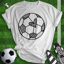 Load image into Gallery viewer, Gameday Heart Soccer Tee
