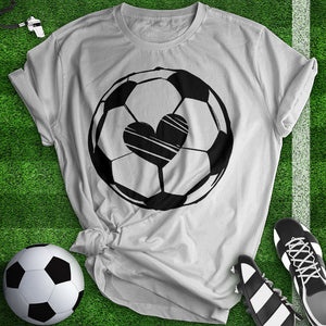 Soccer Ball Heart Tee