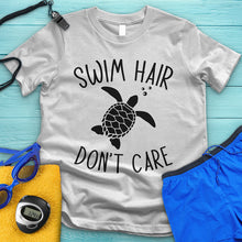 Load image into Gallery viewer, Swim Hair Don&#39;t Care Turtle Tee
