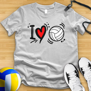 I Love Volleyball Tee