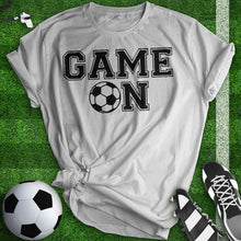 Load image into Gallery viewer, Game On Soccer Ball Tee
