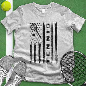 Tennis American Flag Tee