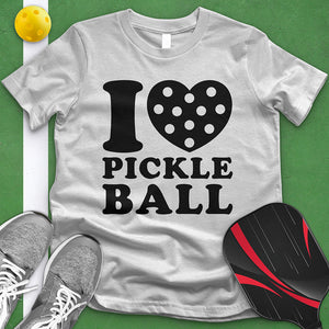 I Heart Pickle Ball Tee