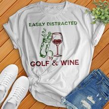 Load image into Gallery viewer, Easily Distracted By Golf Wine Tee
