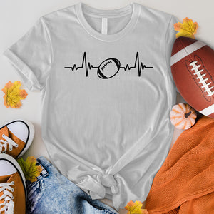 Football Heart Beat Tee