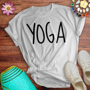 Yoga Font Tee