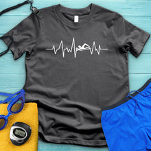 Load image into Gallery viewer, Swimming Heartbeat Tee
