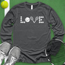 Load image into Gallery viewer, Love Tennis Ball And Racket Long Sleeve
