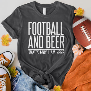 Football And Beer Tee