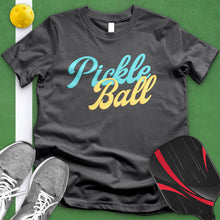 Load image into Gallery viewer, Yellow And Blue Pickleball Tee
