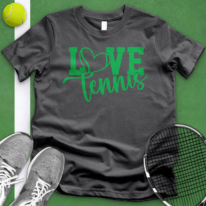 Love Tennis Green Tee