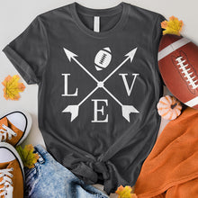 Load image into Gallery viewer, Love Football Arrows Tee
