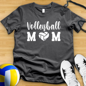 Volleyball Mom Heart Tee