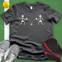 Load image into Gallery viewer, 2 Girl Pickleball Players Tee
