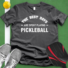 Load image into Gallery viewer, Best Days Are Spent Playing Pickleball Tee
