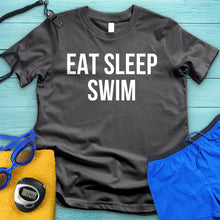 Load image into Gallery viewer, Eat Sleep Swim Tee
