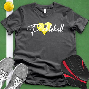 Heart Pickle Ball Tee