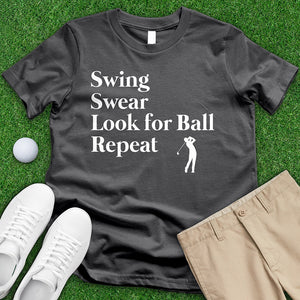 Swing Swear Look For Ball Tee