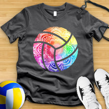 Load image into Gallery viewer, Tie Dye Mandala Volleyball Tee
