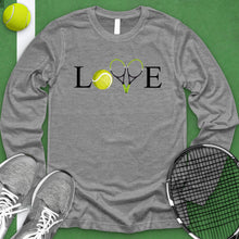 Load image into Gallery viewer, Love Tennis Crossed Racket Long Sleeve
