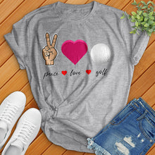 Load image into Gallery viewer, Peace Love Golf Tee
