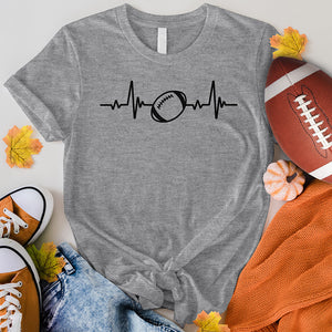 Football Heart Beat Tee