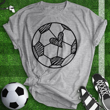 Load image into Gallery viewer, Gameday Heart Soccer Tee
