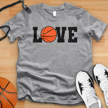 Load image into Gallery viewer, Love Basketball Tee
