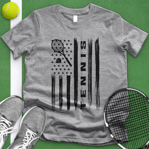 Tennis American Flag Tee