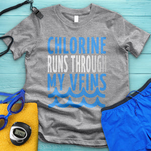 Chlorine Runs Through My Veins Tee