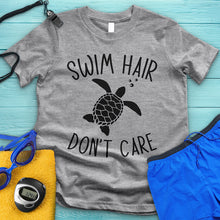 Load image into Gallery viewer, Swim Hair Don&#39;t Care Turtle Tee
