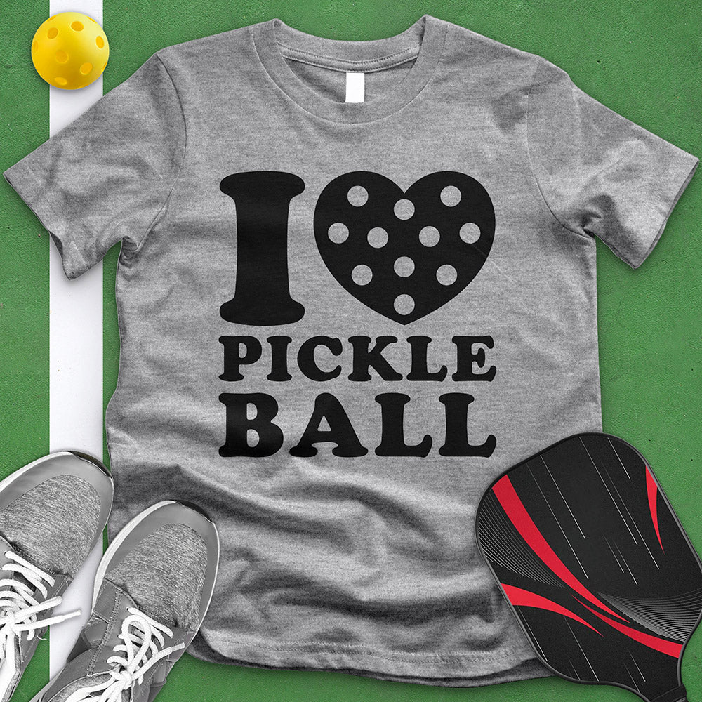 I Heart Pickle Ball Tee