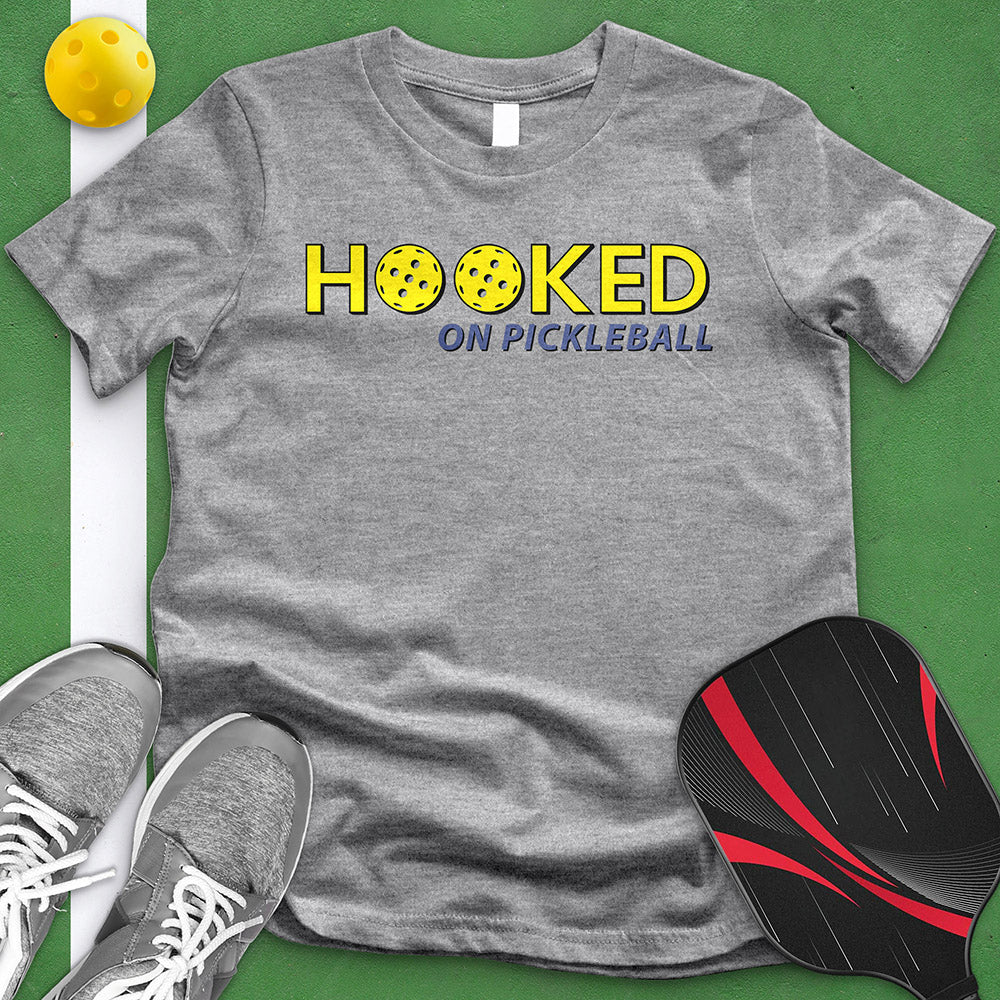 Hooked On Pickleball Tee