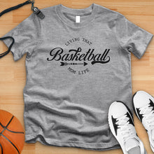 Load image into Gallery viewer, Living That Basketball Mom Life Tee
