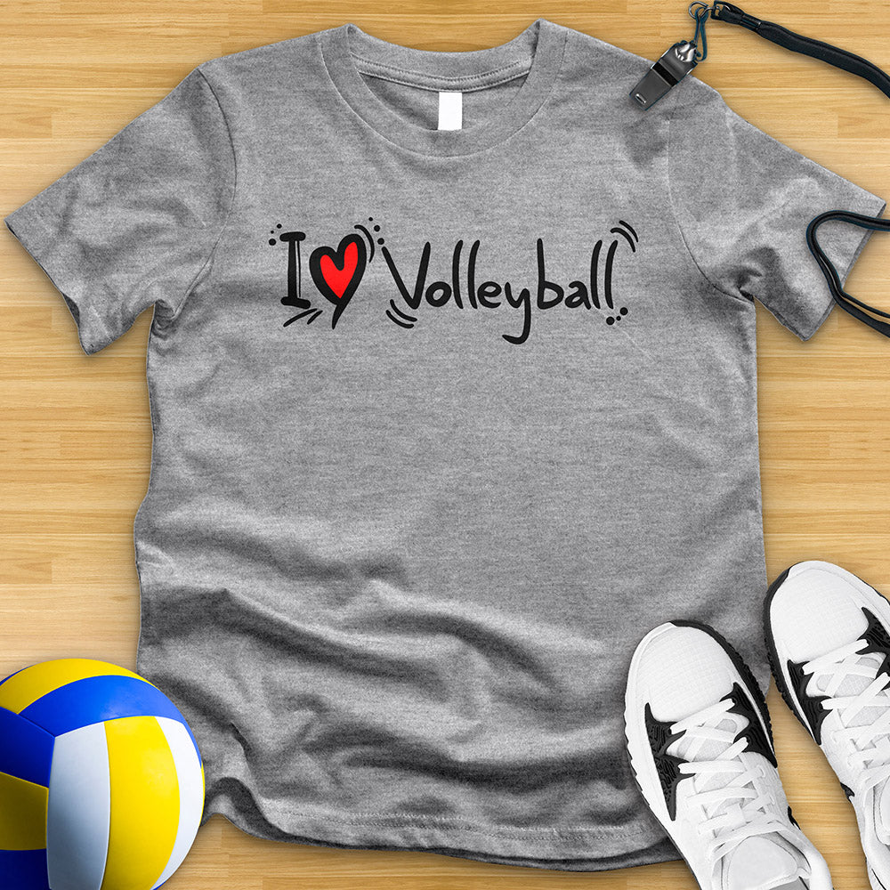 I Love Volleyball 2 Tee