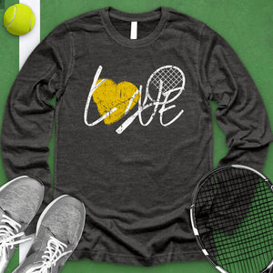 Love Tennis Racket Long Sleeve