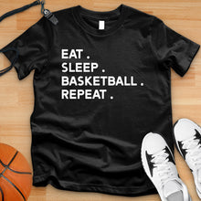 Load image into Gallery viewer, Eat Sleep Basketball Tee
