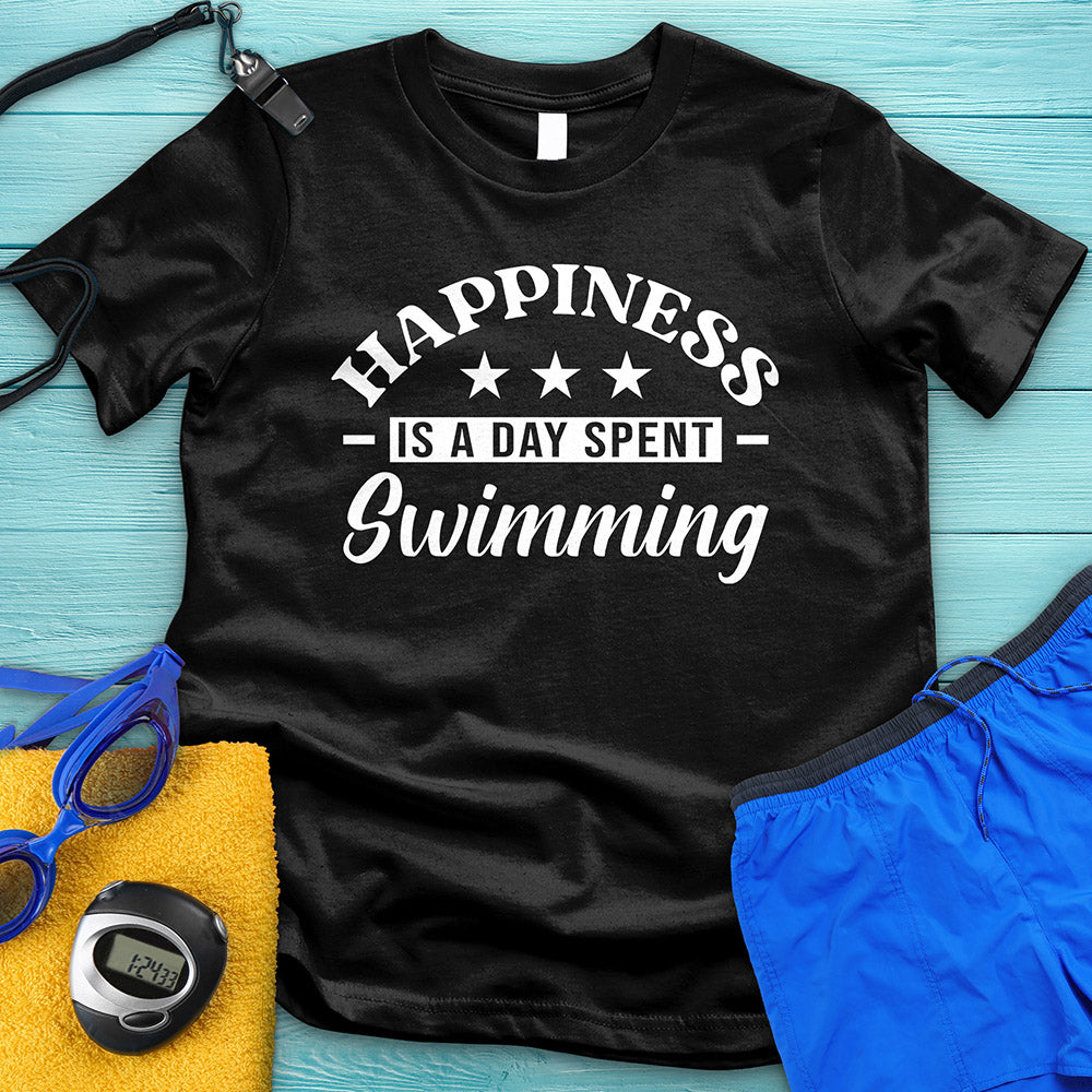 Happiness Is A Day Spent Swimming Tee