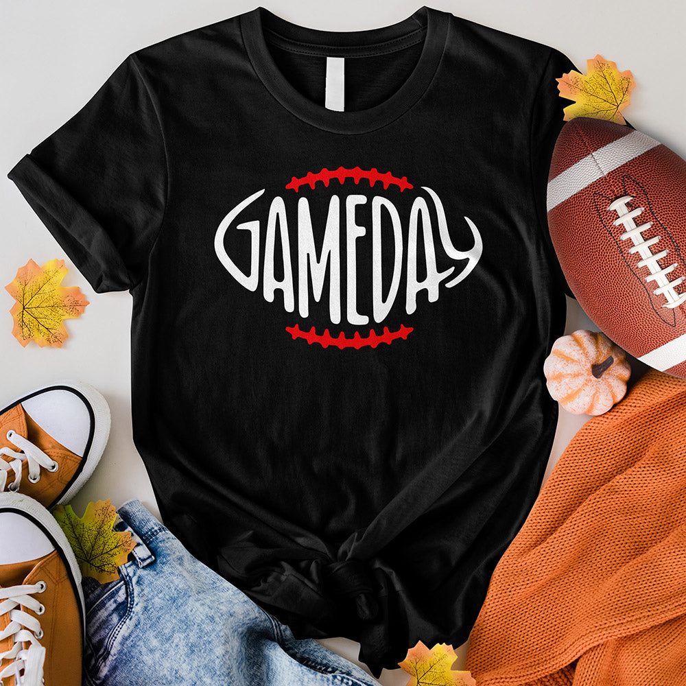 Gameday Football Shape Tee