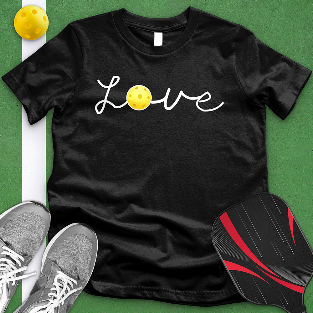 Cursive Love Pickleball Tee