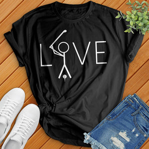 Love Golfer Tee