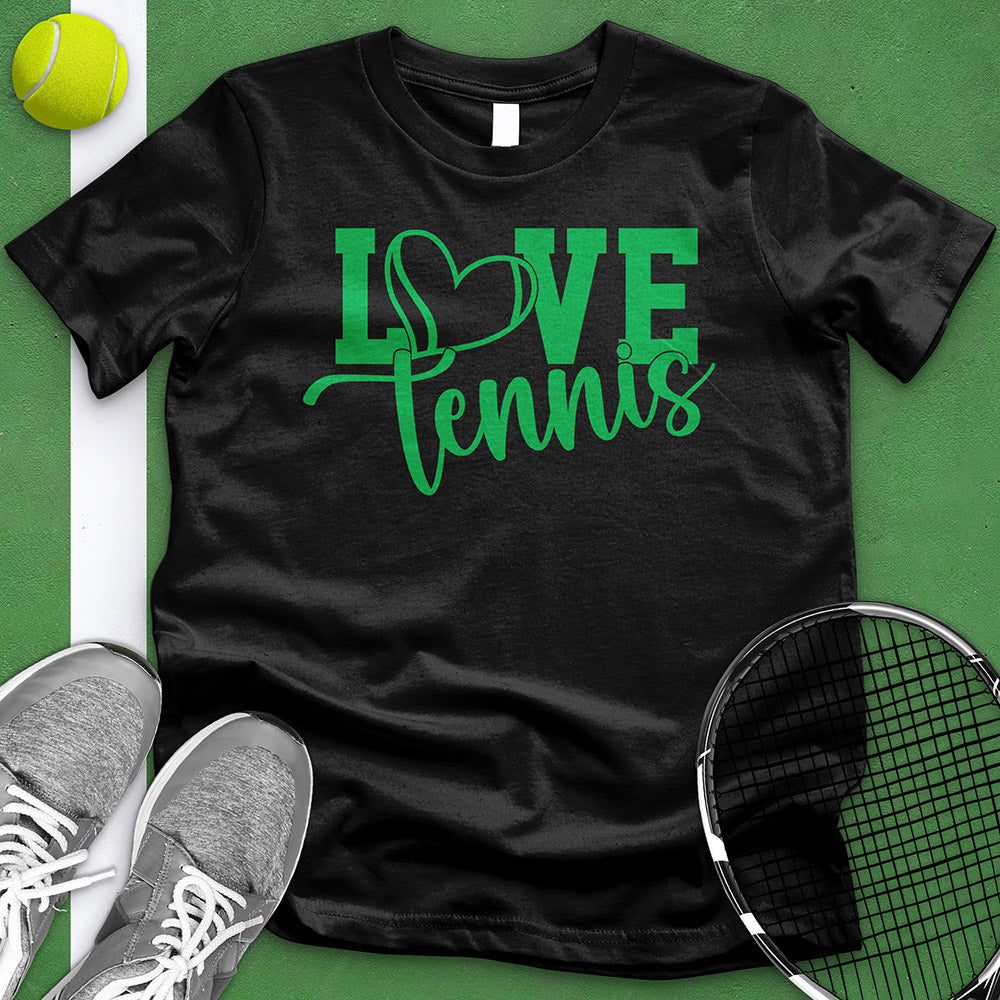 Love Tennis Green Tee