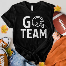 Load image into Gallery viewer, Go Team Football Helmet Tee
