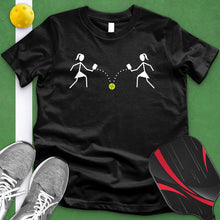 Load image into Gallery viewer, 2 Girl Pickleball Players Tee
