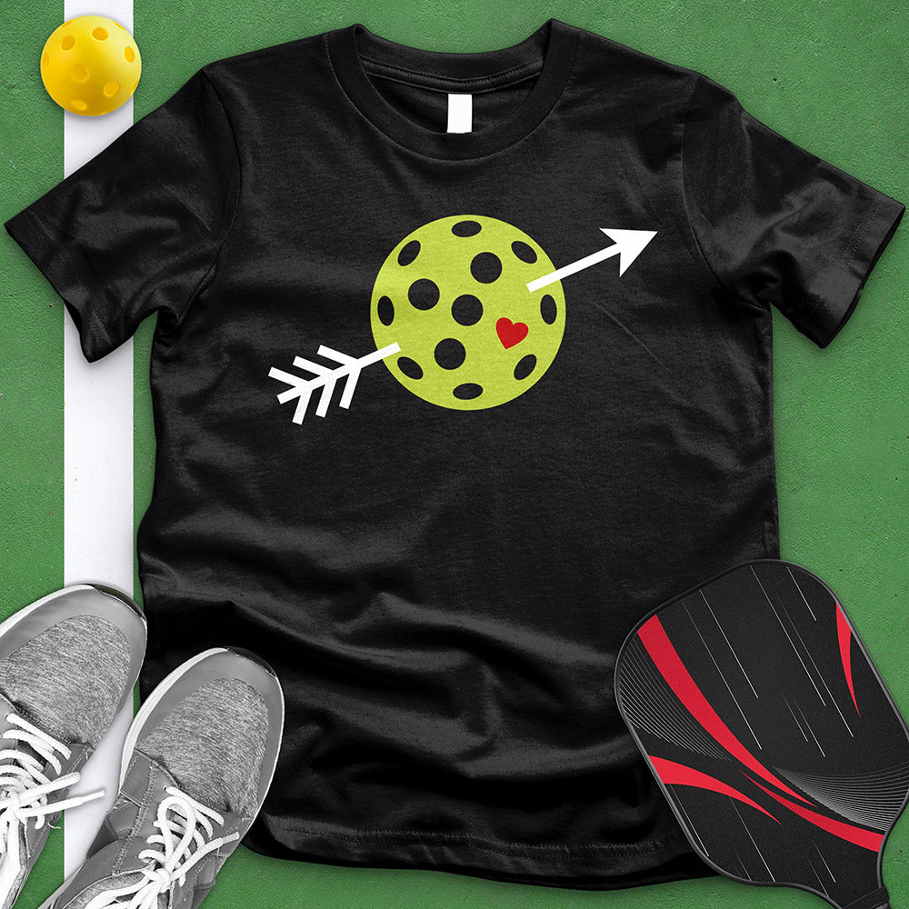 Pickleball Heart Arrow Tee