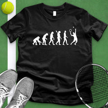 Load image into Gallery viewer, Evolution Of A Tennis Player Tee
